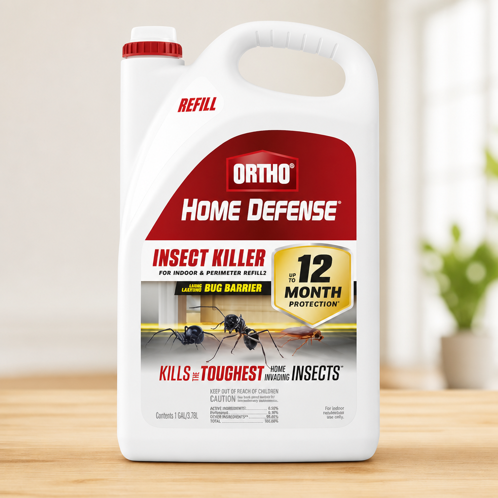 Ortho Home Defense Insect Killer for Indoor and Perimeter Refill2 - Ready-To-Use Bug Spray Refill, Kills Ants, Roaches, and Spiders, 1 gal.